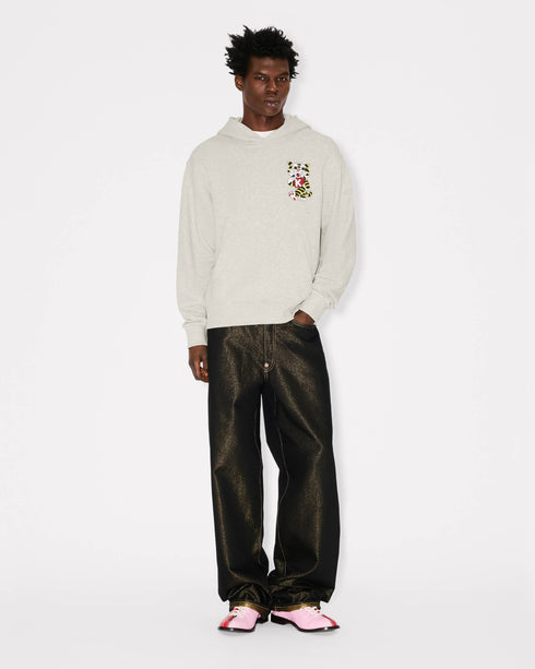KENZO 'KENZO Wild Tiger' embroidered hoodie in cotton Men's Apparel