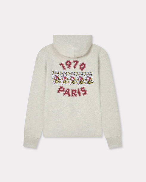 KENZO 'KENZO Wild Tiger' embroidered hoodie in cotton Men's Apparel