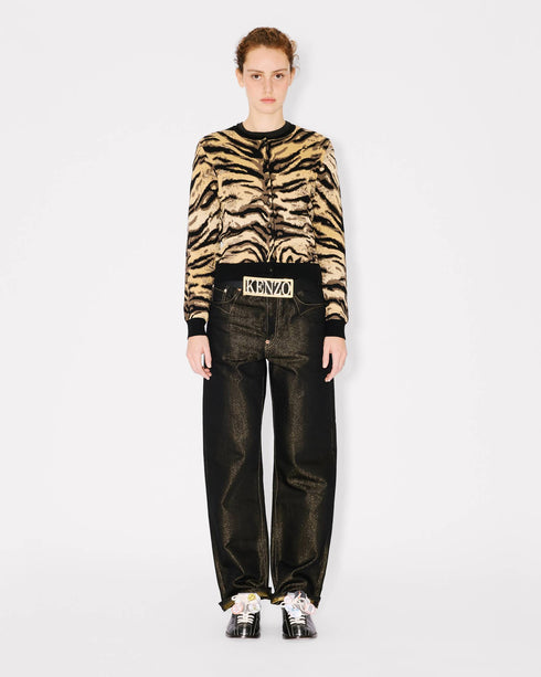 KENZO 'KENZO Buckle' large belt in leather Accessories