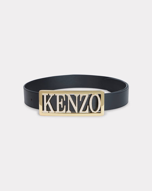 KENZO 'KENZO Buckle' large belt in leather Accessories