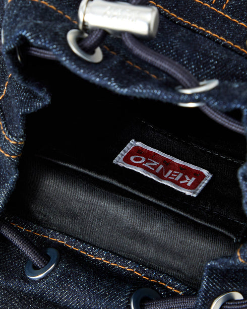 KENZO 'KENZO Five Pockets' mini backpack in denim-like twill Accessories