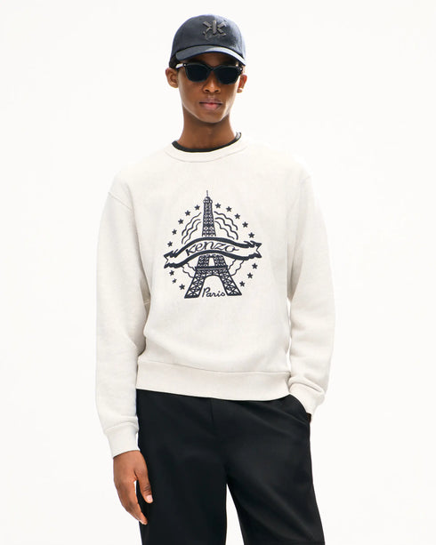 KENZO 'KENZO Eiffel Tower Design' sweatshirt in cotton Men's Apparel