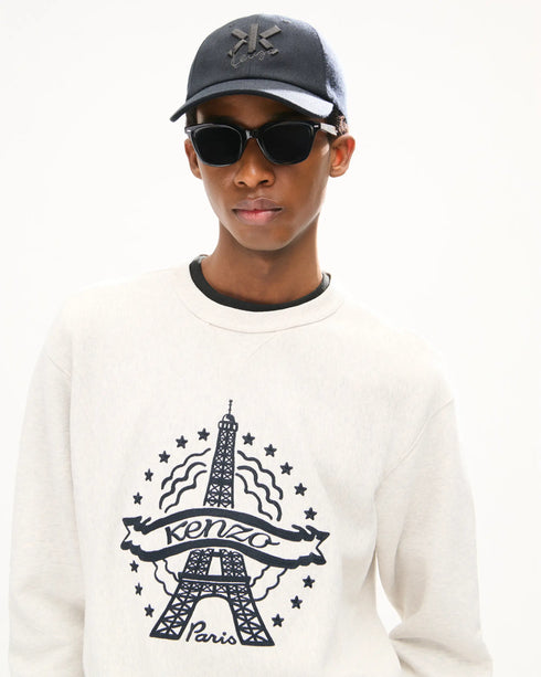 KENZO 'KENZO Eiffel Tower Design' sweatshirt in cotton Men's Apparel