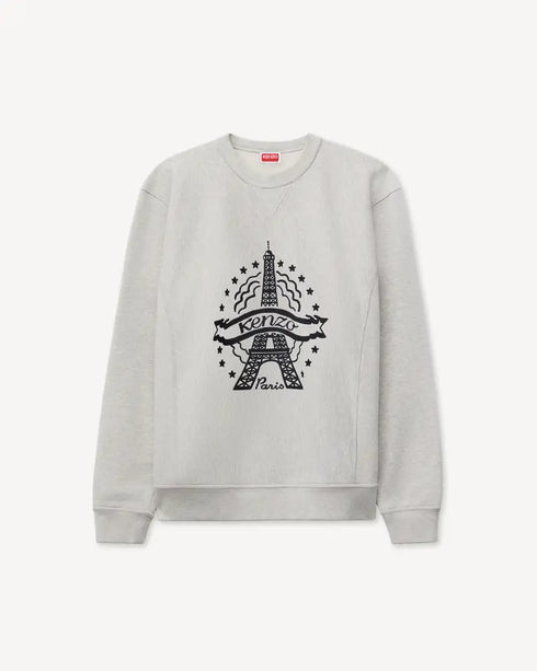KENZO 'KENZO Eiffel Tower Design' sweatshirt in cotton Men's Apparel