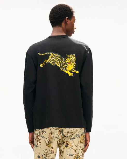 KENZO Jumping Tiger' L/s Tee Shirt Mens Apparel