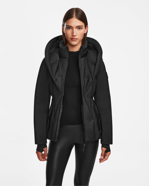 RUDSAK KOLAD Belted Short Down Puffer Womens Apparel