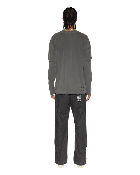 KSUBI Fuego Layered Ls Tee Mens Apparel