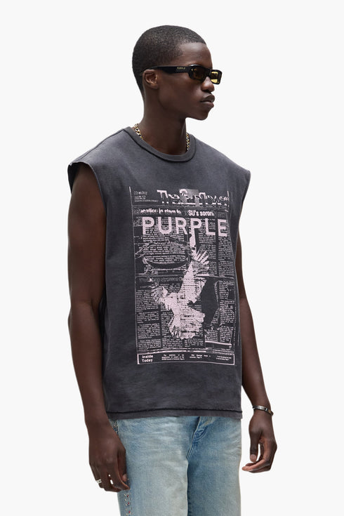 PURPLE BRAND P103 Good News Tank Top Mens Apparel