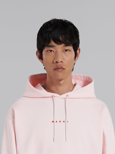 MARNI Cotton Hoodie With Marni Print Mens Apparel