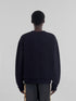MARNI Black organic cotton sweatshirt with Marni logo Mens Apparel