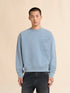MARNI Blue cotton sweatshirt with Marni patches Men's Apparel