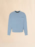 MARNI Blue cotton sweatshirt with Marni patches Men's Apparel