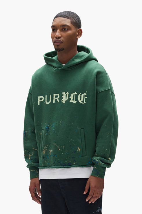 PURPLE BRAND Heavyweight Fleece Hoodie Mens Apparel