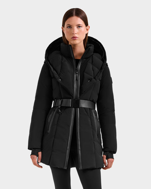 RUDSAK MODA Down Puffer With Faux Fur Womens Apparel