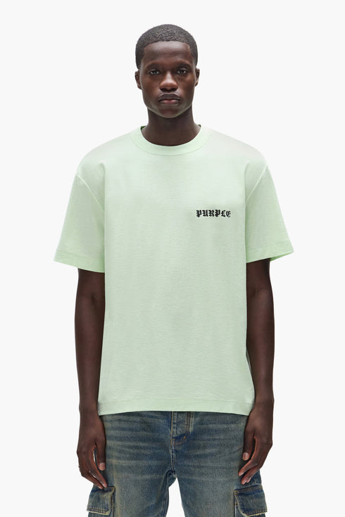 PURPLE BRAND P104 Gothic Flames Tee Mens Apparel