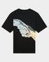 FILLING PIECES T-shirt Grandient Handshake Black Mens Apparel