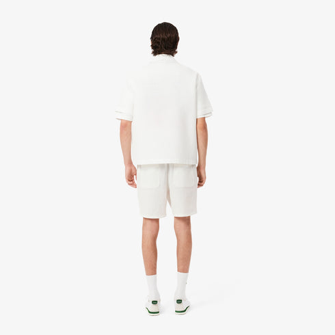 LACOSTE Lightweight Textured Shorts Mens Apparel