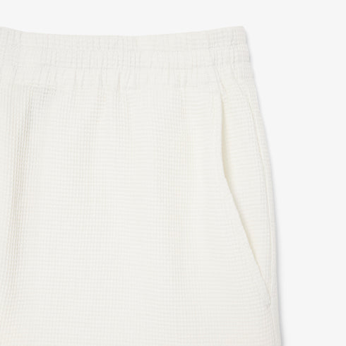 LACOSTE Lightweight Textured Shorts Mens Apparel