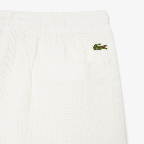 LACOSTE Lightweight Textured Shorts Mens Apparel