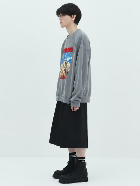 JUUN.J DOHEE KWON MOON Loose Fit Sweatshirt Mens Apparel