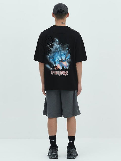 JUUN.J EQUILIBRE ROCK STAGE Semi-Overfit Short Sleeve Mens Apparel