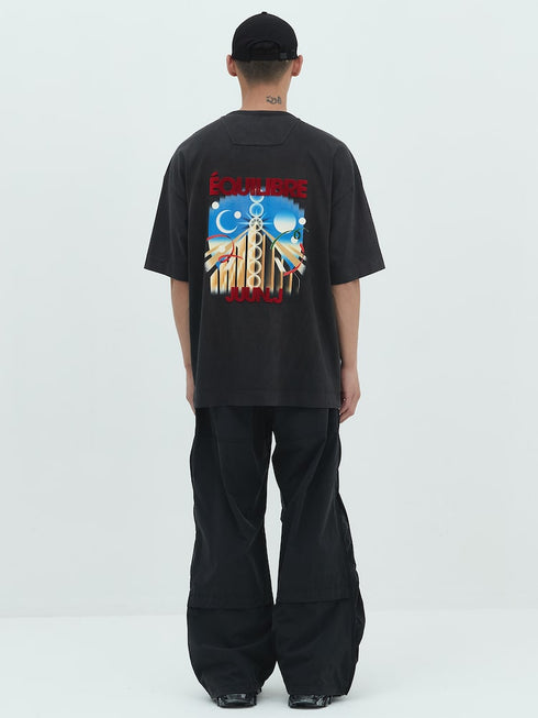 JUUN.J DOHEE KWON MOON Semi-Overfit Short Sleeves Mens Apparel