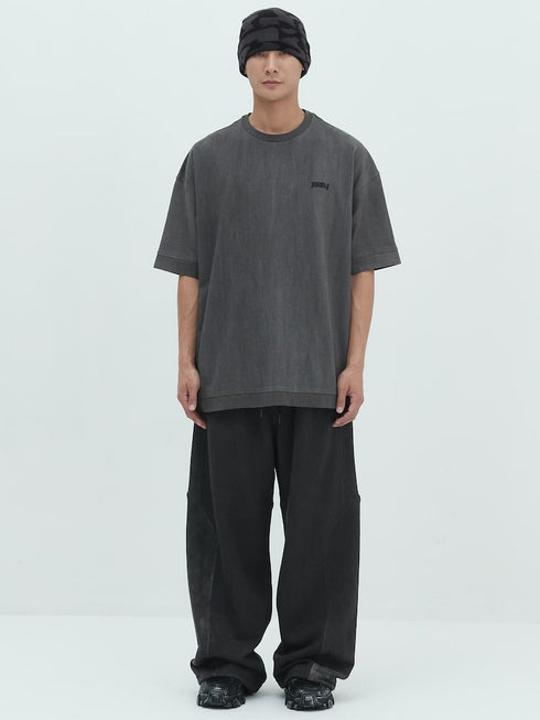 JUUN.J Pigment-dying overfit short sleeves Mens Apparel