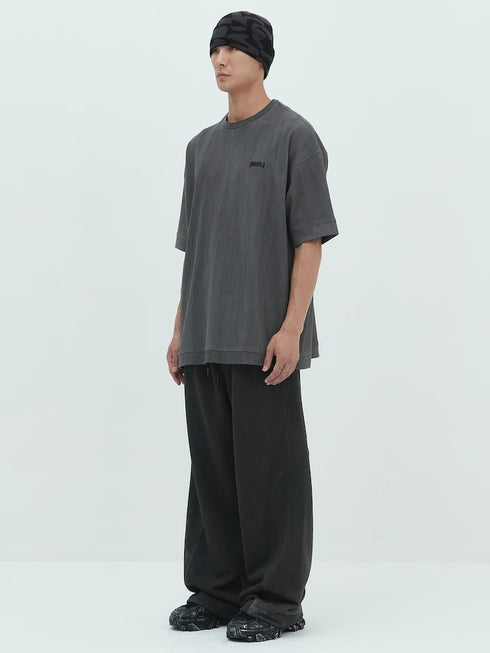 JUUN.J Pigment-dying overfit short sleeves Mens Apparel