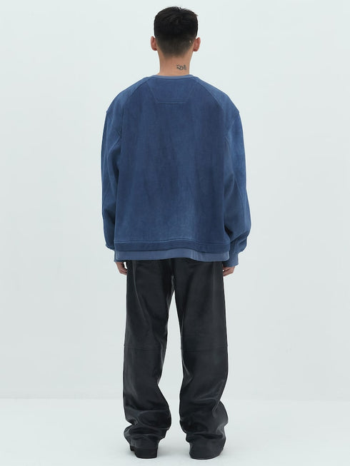 JUUN.J Pigment-dying overfit sweatshirt Mens Apparel