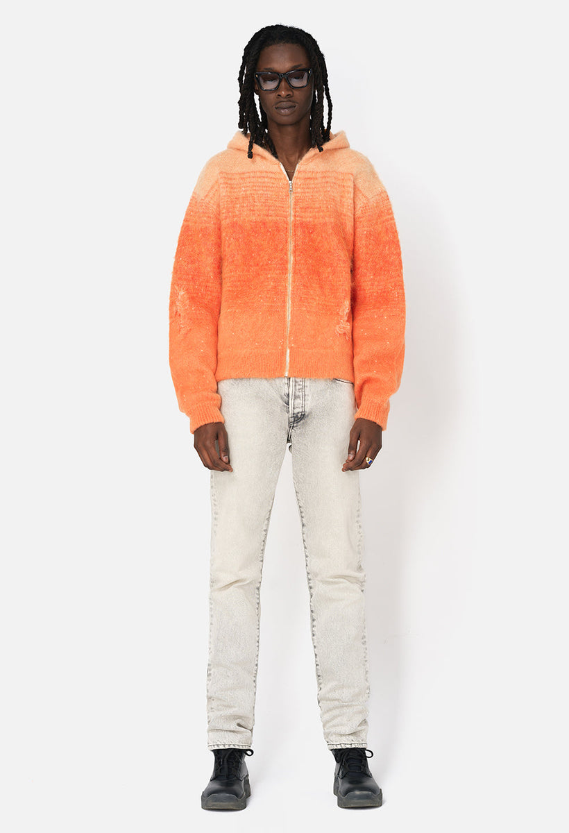 JOHN ELLIOTT Gradient Mohair Full-zip Mens Apparel – ASPHALT