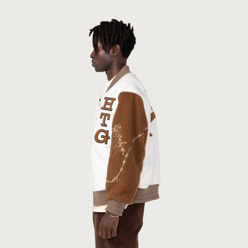 HONOR THE GIFT D-holiday Htg Letterman Jacket Mens Apparel