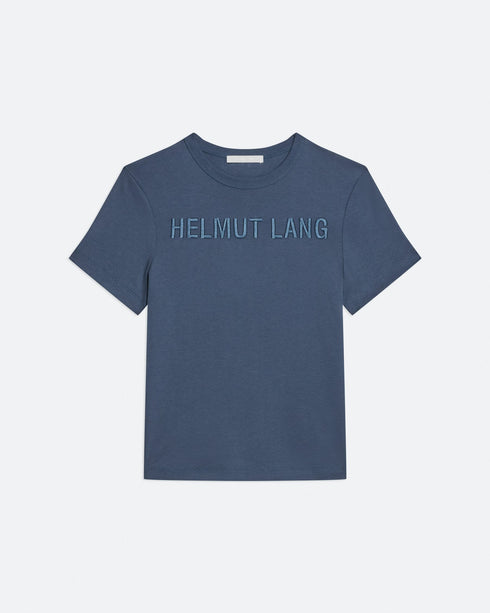 HELMUT LANG Logo Over Tee Hvy Mens Apparel