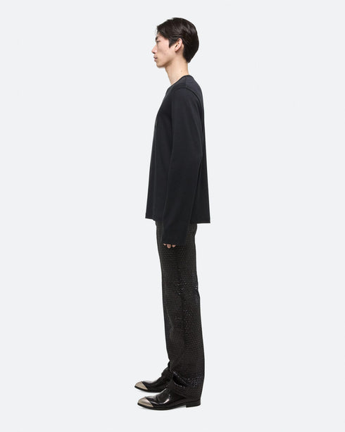 HELMUT LANG Long-Sleeve Logo Tee Mens Apparel