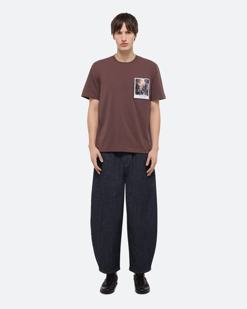 HELMUT LANG Pstcard Tee Downtown Mens Apparel