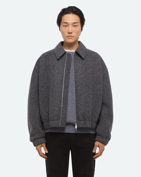 HELMUT LANG Shell Bomber. Boiled Mens Apparel