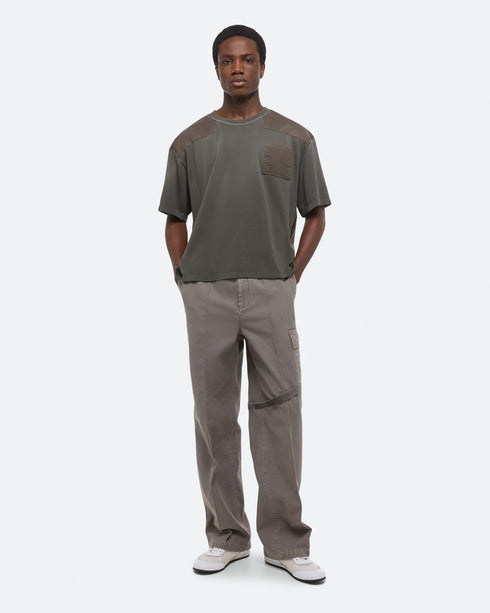 HELMUT LANG Os Patch Tee.gd Heavy Mens Apparel