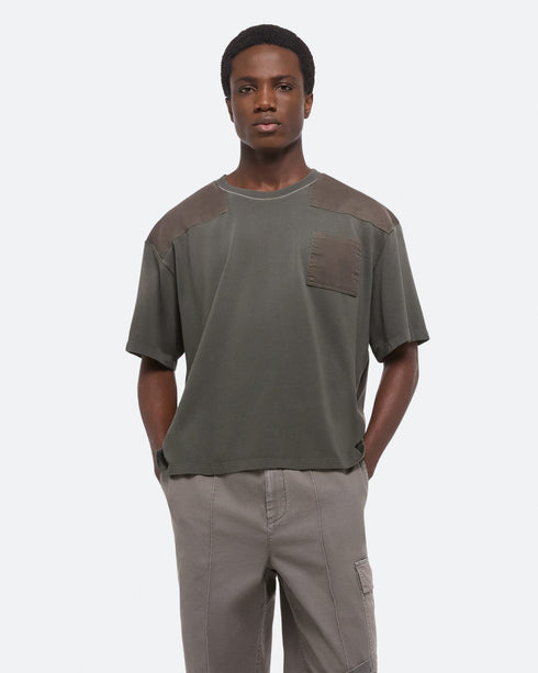 HELMUT LANG Os Patch Tee.gd Heavy Mens Apparel