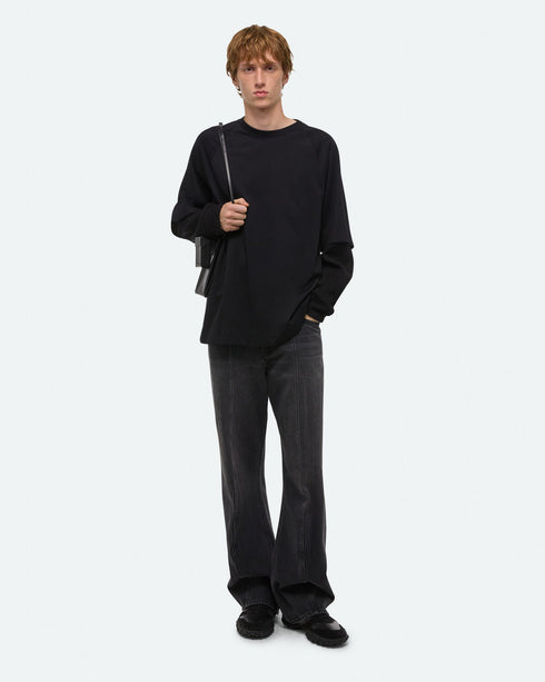 HELMUT LANG Double-Layer Waffle Tee Mens Apparel