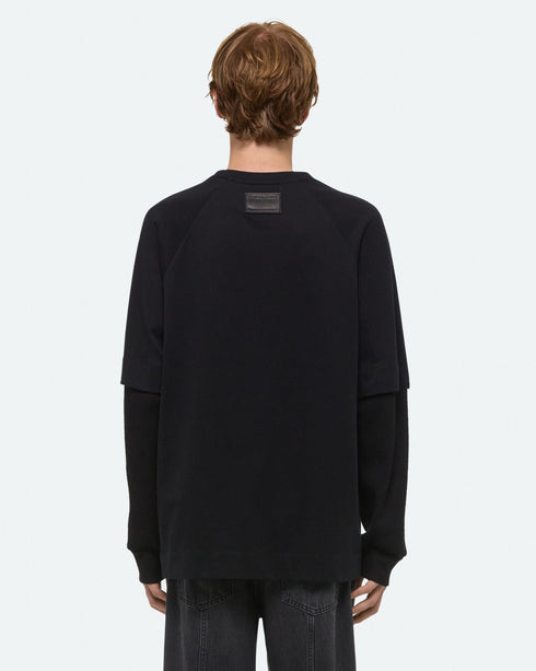 HELMUT LANG Double-Layer Waffle Tee Mens Apparel