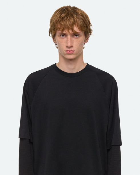 HELMUT LANG Double-Layer Waffle Tee Mens Apparel