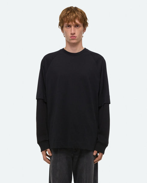 HELMUT LANG Double-Layer Waffle Tee Mens Apparel
