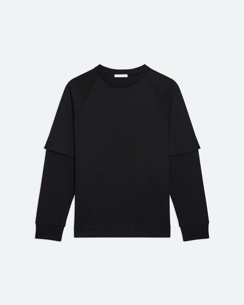 HELMUT LANG Double-Layer Waffle Tee Mens Apparel