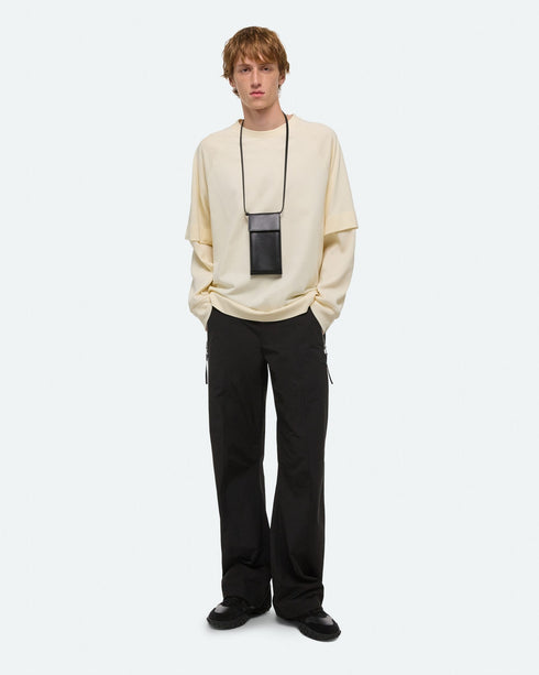 HELMUT LANG Double-Layer Waffle Tee Mens Apparel