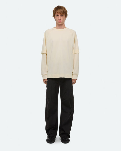 HELMUT LANG Double-Layer Waffle Tee Mens Apparel