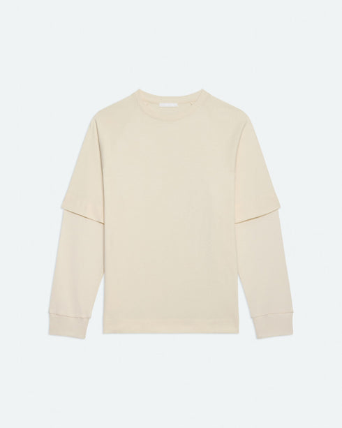 HELMUT LANG Double-Layer Waffle Tee Mens Apparel