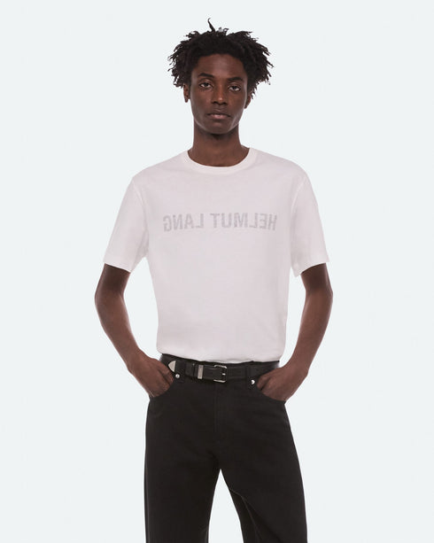 HELMUT LANG Reverse Logo Tee.mal Men's Apparel