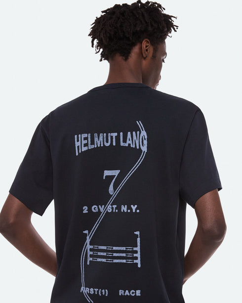HELMUT LANG Ticket Tee.lt Cotton Men's Apparel