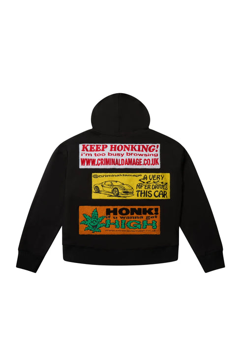 CRIMIAL DAMAGE Honk Chenille Hoodie Men's Apparel