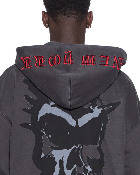 KSUBI Graff Xs Zip Thru Hdie Fad Blk Men's Apparel