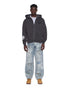 KSUBI Graff Xs Zip Thru Hdie Fad Blk Men's Apparel